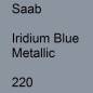 Preview: Saab, Iridium Blue Metallic, 220.